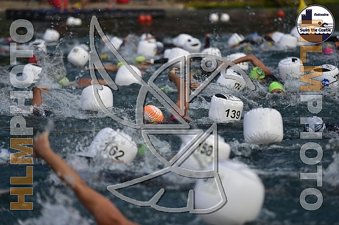 SWIM THE CASTLE - Foto dalla barca